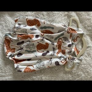 Kate Quinn baby girls romper. Animal design